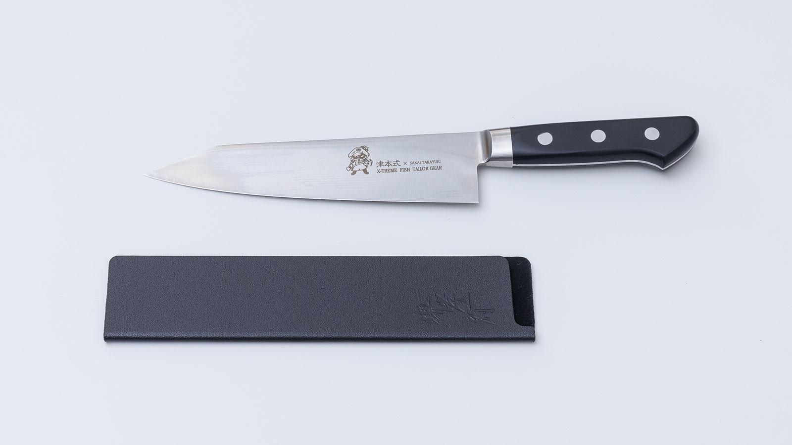 鞘(黒) -堺孝行刃物-｜津本式[究極の血抜き]で熟成魚を仕立てる