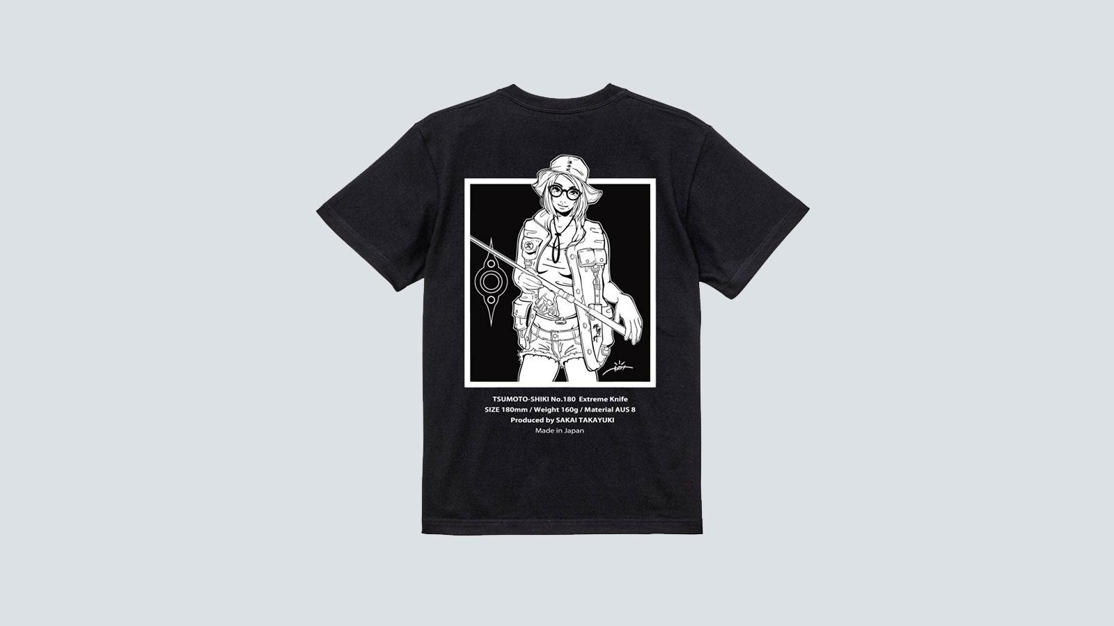 津本式×堺孝行 コラボTシャツ｜津本式[究極の血抜き]で熟成魚を仕立てる